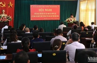 Quang cảnh Hội nghị triển khai, phổ biến các quy định của pháp luật về công tác bảo vệ môi trường trên địa bàn tỉnh Đắk Nông.