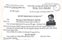 Nguyễn Quang Tân, 1 trong 4 đối tượng bị truy nã.
