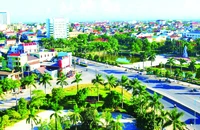 Thành phố Đông Hà của tỉnh Quảng Trị đang được xây dựng thành đô thị xanh, thích ứng biến đổi khí hậu.