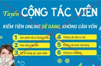 Người dân cần cảnh giác với các lời chào mời “kiếm tiền dễ dàng” trên mạng xã hội. (Ảnh minh họa)