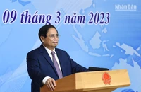 Quang cảnh hội nghị. (Ảnh: TRẦN HẢI)