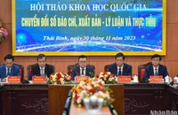 [Ảnh] Hội thảo khoa học quốc gia “Chuyển đổi số báo chí, xuất bản - Lý luận và thực tiễn”