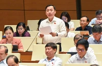 Đại biểu Đào Chí Nghĩa (đoàn Cần Thơ). (Ảnh: DUY LINH)