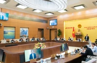 Quang cảnh phiên họp chiều 11/3.