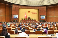 Quang cảnh Kỳ họp thứ 8, Quốc hội khóa XV. (Ảnh: DUY LINH)