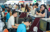 Chặng Thành phố Hồ Chí Minh đi Hà Nội và Đà Nẵng những ngày cận Tết, tỷ lệ đặt chỗ nhiều chuyến bay đã đạt hơn 90%.