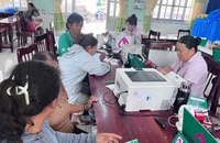 Điểm giao dịch xã của Ngân hàng Chính sách xã hội tỉnh Ninh Thuận.