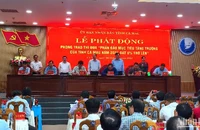 Lễ phát động Phong trào thi đua “Phấn đấu tăng trưởng GRDP tỉnh Cà Mau năm 2025 đạt 8% trở lên”.