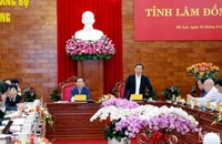 Phó Thủ tướng Trần Hồng Hà làm việc với lãnh đạo tỉnh và các đơn vị liên quan về giải quyết các khó khăn, vướng mắc của dự án cao tốc tại Lâm Đồng.