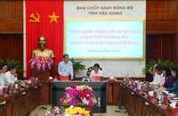 Quang cảnh buổi làm việc.