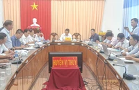 Quang cảnh buổi làm việc.
