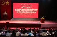 Hơn 400 đại biểu tham dự Hội nghị quán triệt các kết luận của Bộ Chính trị, Ban Bí thư về tiếp tục sắp xếp tổ chức bộ máy của hệ thống chính trị do Tỉnh ủy Bắc Ninh tổ chức.