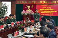 Đại tướng Phan Văn Giang, Bộ trưởng Quốc phòng phát biểu và giao nhiệm vụ cho Tỉnh ủy Hải Dương.