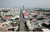 Đô thị thành phố Cần Thơ nhìn từ trên cao.