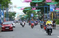 Các phương tiện tham gia giao thông tại thành phố Cần Thơ.