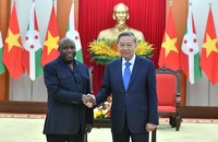 Tổng Bí thư Tô Lâm tiếp Tổng thống Cộng hòa Burundi Évariste Ndayishimiye.