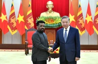 Tổng Bí thư Tô Lâm với Tổng thống Sri Lanka Anura Kumara Dissanayaka.