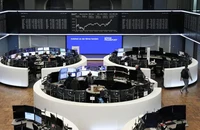 Sàn giao dịch chứng khoán ở Frankfurt, Đức. (Nguồn: Reuters)