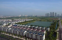 Một dự án bất động sản tại khu vực phía tây Hà Nội. (Ảnh Duy LINH)