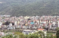 Trung tâm thành phố Hà Giang.