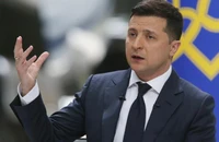Tổng thống Ukraine Volodymyr Zelensky. (Ảnh: Tân Hoa xã)
