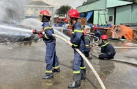 Hiện trường vụ cháy.