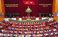 Hội nghị Trung ương 11 diễn ra từ ngày 10-12/4 tại Thủ đô Hà Nội. (Ảnh: TTXVN)
