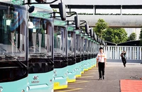 Xe bus điện kết nối tuyến metro số 1 được đưa vào hoạt động.