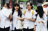 Thí sinh tham dự kỳ thi vào lớp 10 năm 2024. Ảnh: SONG ANH