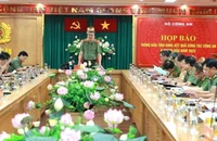 Bộ Công an họp báo 6 tháng năm 2023.