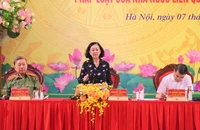 Đồng chí Trương Thị Mai phát biểu chỉ đạo.