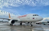 Chiếc máy bay thuê ướt thứ 3 mà Bamboo Airways nhận về từ đầu năm đến nay, trong nỗ lực tăng nguồn cung cho thị trường hàng không nội địa.