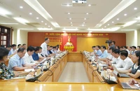 Quang cảnh buổi làm việc.