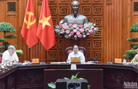 Thủ tướng Phạm Minh Chính chủ trì họp Thường trực Chính phủ với các bộ, ngành và Đoàn đàm phán Chính phủ về các vấn đề thương mại với Hoa Kỳ.