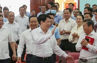 Chủ tịch nước Lương Cường và cử tri huyện Củ Chi.