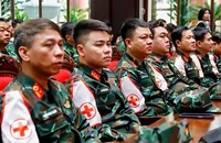 80 thành viên tham gia khắc phục hậu quả động đất tại Myanmar.