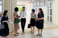 Các điểm thi tại quận Ba Đình đã bố trí sẵn sàng điều kiện cơ sở vật chất.