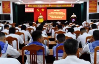 Hàng trăm cán bộ chiến sỹ Lữ đoàn 167 tham dự khai mạc Hội thi.