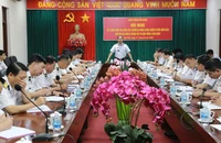 Đoàn công tác của Quân chủng Hải quân kiểm tra công tác chuẩn bị huấn luyện chiến sỹ mới tại Vùng 4.