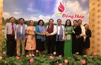 Các đại biểu tham dự Hội nghị xúc tiến, quảng bá du lịch đồng bằng sông Cửu Long với các tỉnh, thành phố miền trung, chiều 18/8. (Ảnh: ANH ĐÀO)