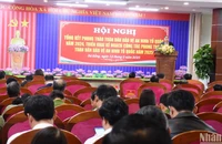 Quang cảnh hội nghị chiều 12/2. (Ảnh: ANH ĐÀO)