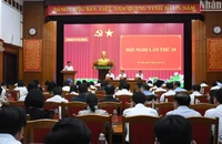 Thành ủy Đà Nẵng tổ chức hội nghị lần thứ 19 Ban Chấp hành Đảng bộ thành phố sáng ngày 15/4. (Ảnh: ANH ĐÀO)