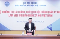 Bộ trưởng Tài chính Nguyễn Văn Thắng, Chủ tịch Hội đồng quản lý Bảo hiểm xã hội chủ trì phiên họp Hội đồng Quản lý Bảo hiểm xã hội thường kỳ quý I/2025.