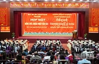 Quang cảnh buổi họp mặt.