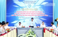 Bí thư Tỉnh ủy Sóc Trăng Lâm Văn Mẫn phát biểu chỉ đạo hội thảo.