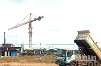Công ty trách nhiệm hữu hạn Kingfa Science & Technology (Việt Nam) đang xây dựng trong Khu công nghiệp công nghệ cao Long Thành.