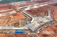 Toàn cảnh nhà ga hành khách sân bay Long Thành.