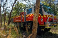 Xe cứu hỏa của Sở cứu hỏa New South Wales tại một khu vực có nguy cơ cháy rừng cao ở Sydney, Australia, ngày 10/9/2023. (Ảnh: Reuters)
