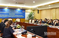Quang cảnh hội đàm song phương giữa Hải quan Việt Nam và Cơ quan Bảo vệ biên giới Australia. (Ảnh: TRUNG HƯNG)