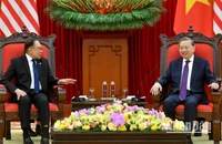 Tổng Bí thư Tô Lâm tiếp Thủ tướng Malaysia Anwar Ibrahim. (Ảnh: ĐĂNG KHOA)